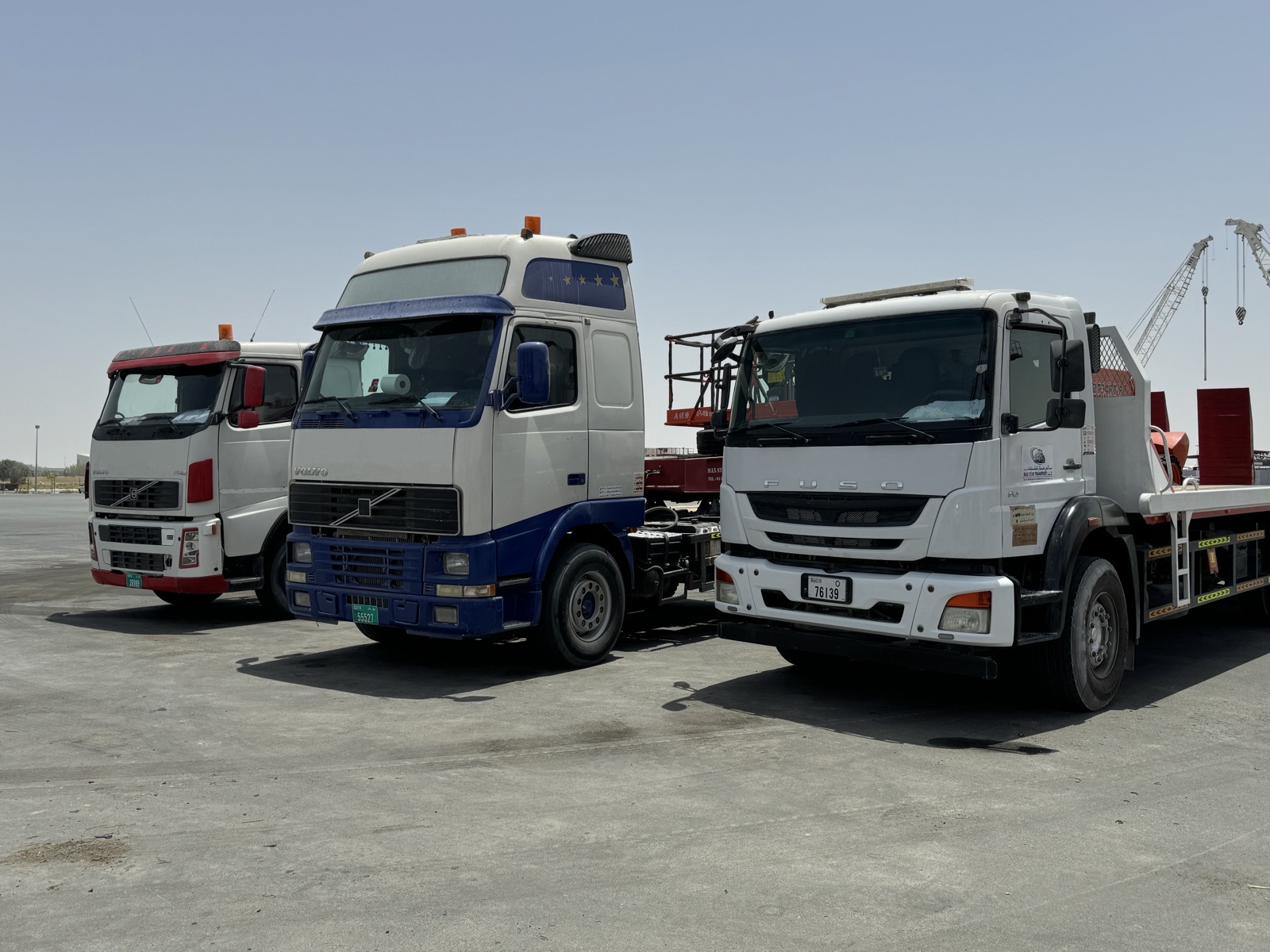 Modular scaffolding and formwork logistics transport on flatbed